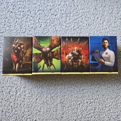 Fallout Magic the Gathering 4 Deck Set Including Ultra Pro Boxes, Open, Sleeved