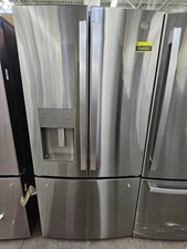GE GYE18JYLFS 33" Stainless CD 17.5 cu. ft. French Door Refrigerator NOB #154993