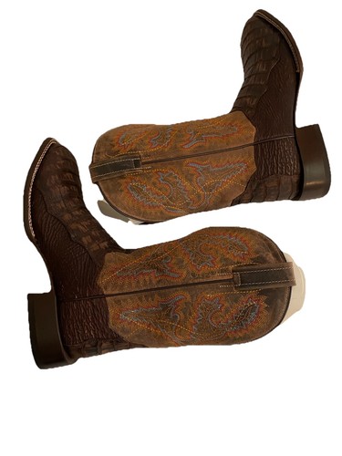 Dan Post Westernstiefel Herren Caiman Maxwell 9,5 braun Stockman neu im Karton exotisch 11 Zoll - Bild 4 von 8