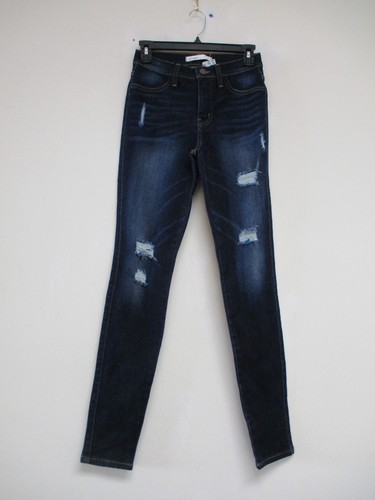 Vibrant MIU Skinny Jeans Juniors 5 Blue Denim Stretch 25x30