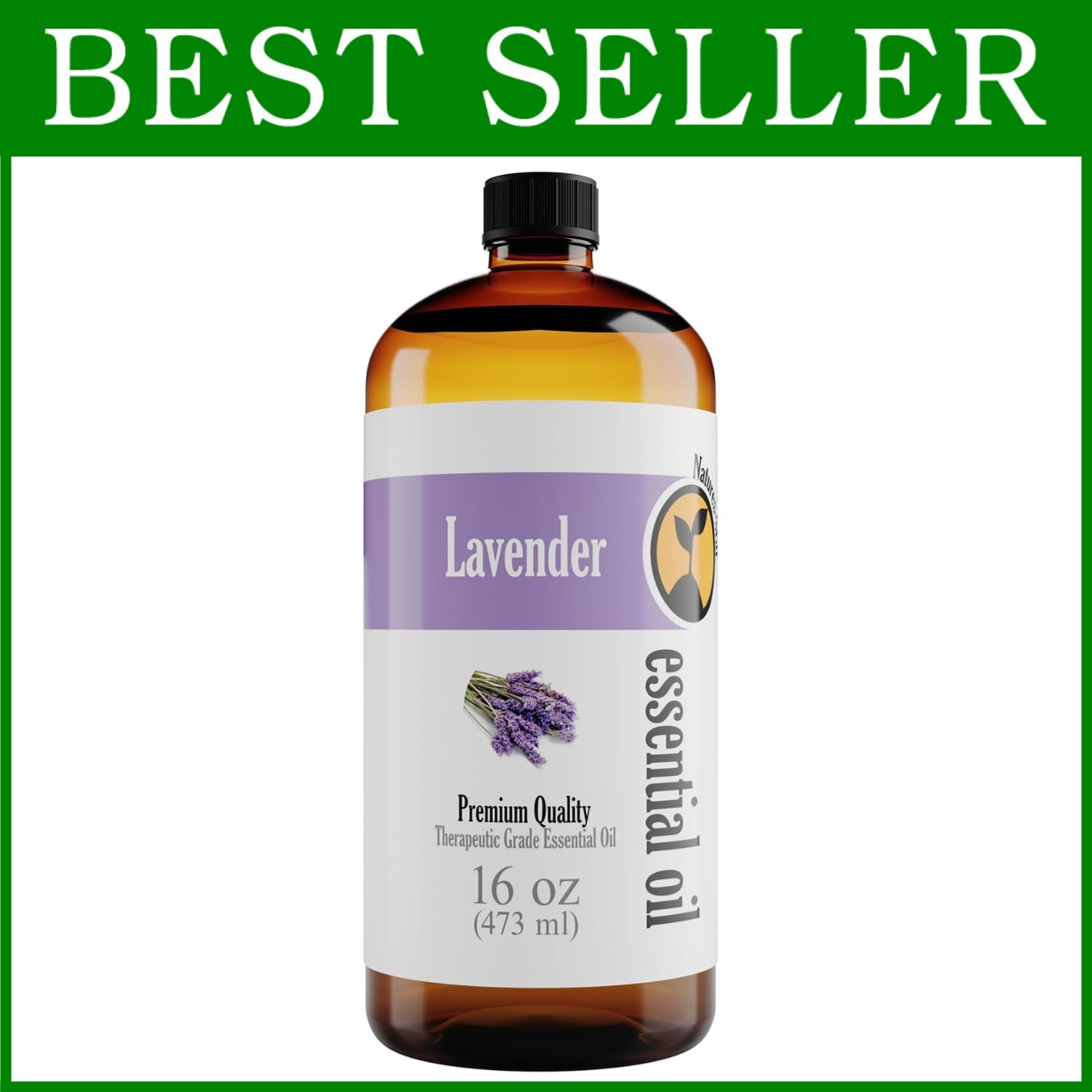 16oz Lavender Essential Oil, Aromatherapy Grade