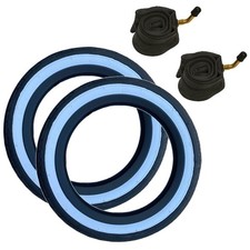 2 x Phil & Teds EXPLORER Whitewall Pram TYRES & TUBES 12 x 1.75 x 2-1/4