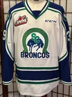 Swift Current Broncos 2018-19 Alec Zawatsky Game-Worn WHL MINOR HOCKEY Jersey 54