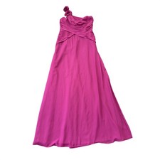 Davids Bridal Purple One Shoulder Formal Gown Dress Style F14010 Size 8