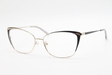 NEW NICOLE MILLER HARMAN C01 GOLD BLACK AUTHENTIC EYEGLASSES 59-16