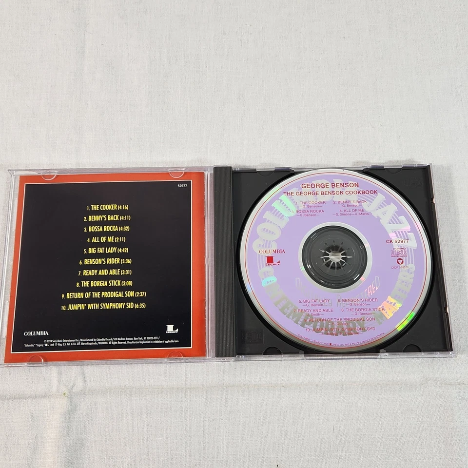 GEORGE BENSON QUARTET - The George Benson Cookbook (CD 1994 Columbia) Remaster — 第 2/4 张图片