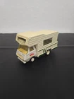 Vintage 1970s Mini Tonka 6.25" Diecast White Green Winnebago RV Camper Truck