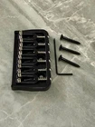 FIXED BRIDGE hipshot 6 string in  black