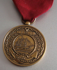 Superb UNITED STATES post WW2 - US NAVY GOOD CONDUCT FULL SIZE MEDAL