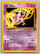 Pokemon TCG Jungle Mr. Mime #22 Rare