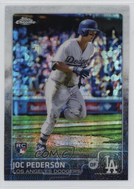 2015 Topps Chrome Prism Refractor Joc Pederson #129 5w0