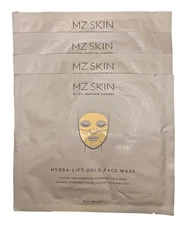 4X MZ SKIN Hydra-Lift Gold Face Mask 25g/each