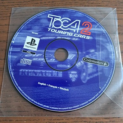 Codemasters TOCA 2 Touring Cars PlayStation PAL Videospiel Disc 1998 SLES-01542