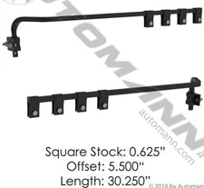 B29, 03100129 AUTOMANN ALL MUD FLAP HANGER 3679914