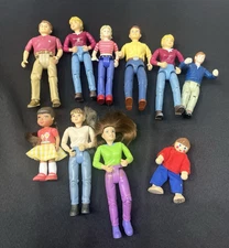 10 Dollhouse Dolls Various Manufacture Pretend Play Jazwares LCB Melissa & Doug