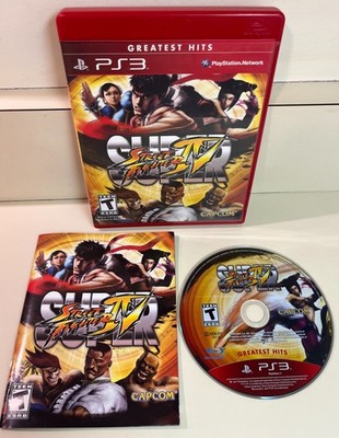 Super Street Fighter IV Greatest Hits PS3 Video Game, Manual, Fighting, Complete