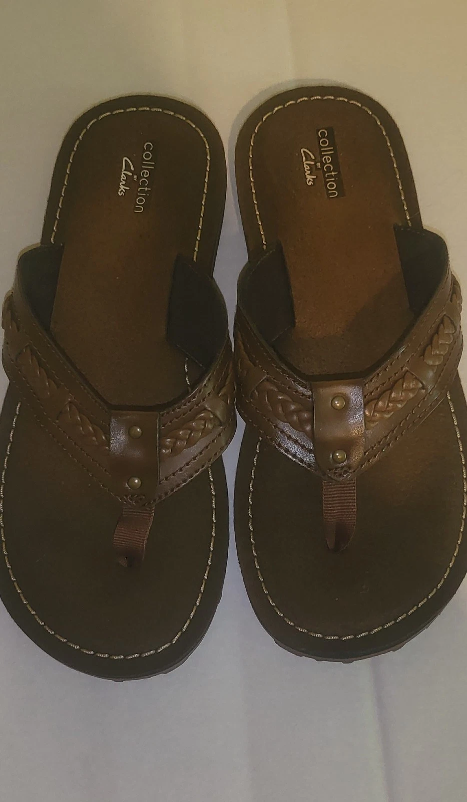 Sandali donna Clarks Collection marroni taglia 8 usati in ottime condizioni venditore USA