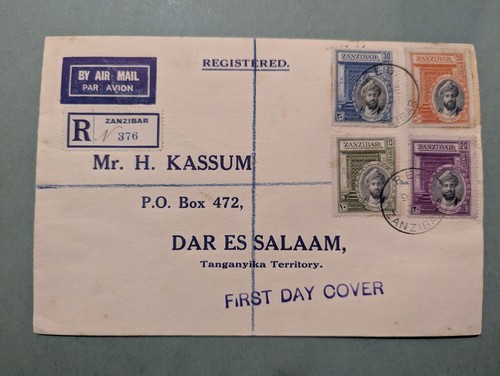 Zanzibar lettera fantastica 1936 - Foto 1 di 2