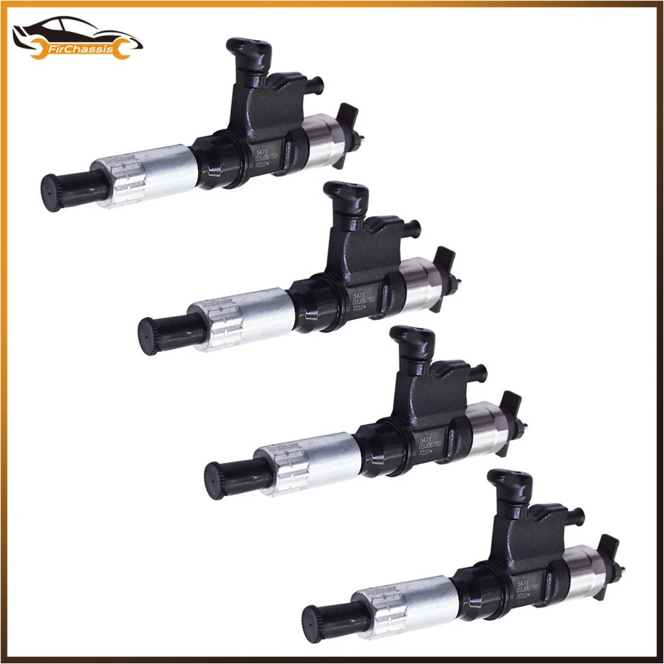 Inyectores de combustible 4HK1 para ISUZU NPR NPR-HD diésel 2001-2007 095000-5471 Foto 2 de 4