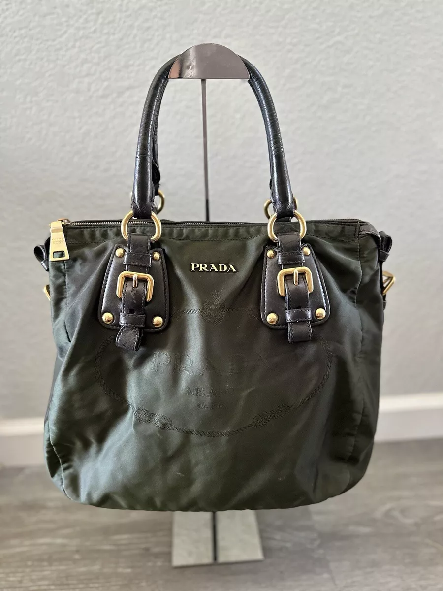 prada tessuto nylon tote bag