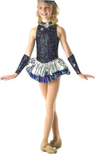 Group Lot 5 Child 6X7 with Arm Mitts Dance Costume Dress Jazz Tap Christmas