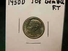 1950 D   Roosevelt Dime   Item # 11788