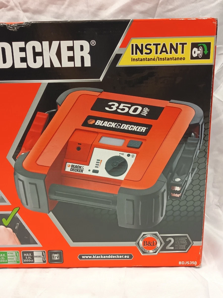 Black and decker 350 on sale amp jump starter