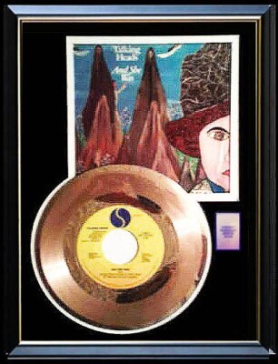 TALKING HEADS AND SHE WAS 45 RPM GOLD METALIZED RECORD RARE NON RIAA | eBay