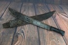 WWII ARMY MILTARY OLD MACHETE & LEATHER SHEATH