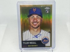 2022 Topps Chrome Platinum Tylor Megill Auto Gold Refractor /50 #CPA-TME Mets