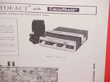 1973 MARK PRODUCTS CB RADIO SERVICE SHOP MANUAL MODEL LANCER-23