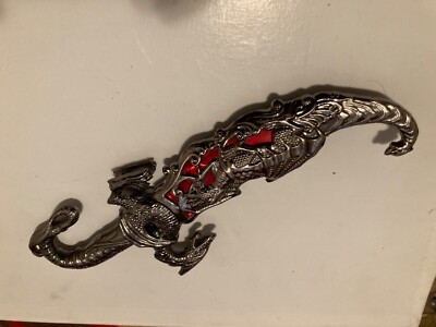 10'' red dragon dagger fantasy edge new and clean just got it sharpened 