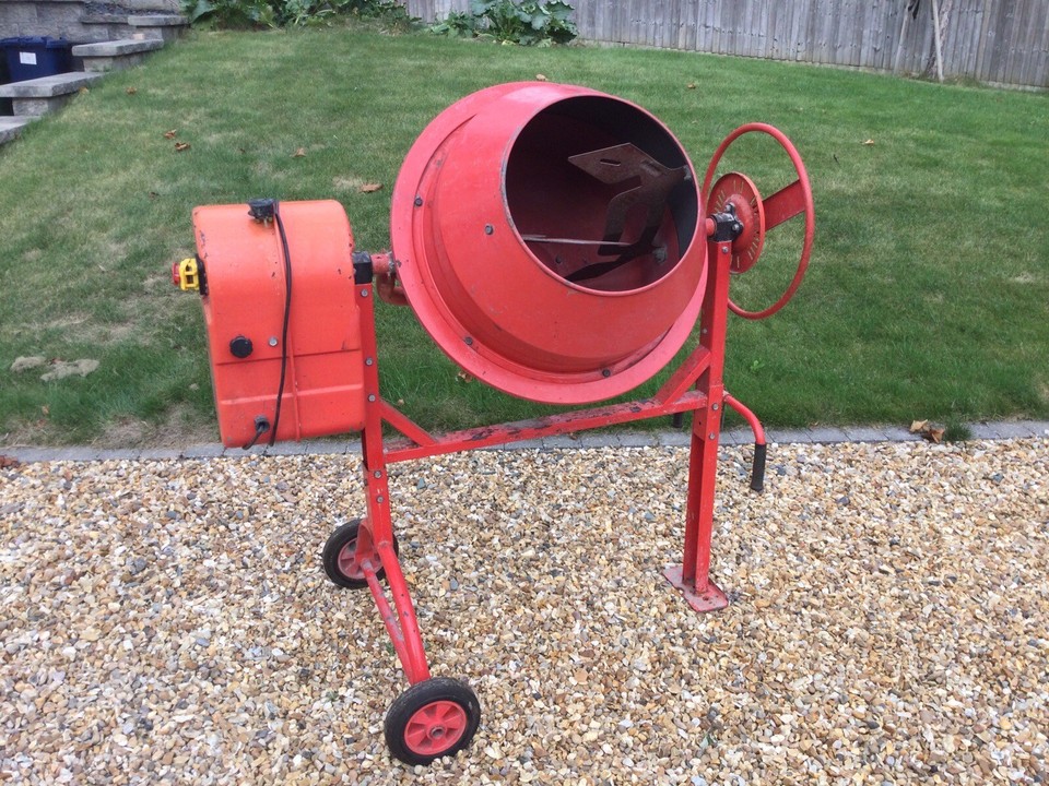 electric cement mixer 240v used eBay