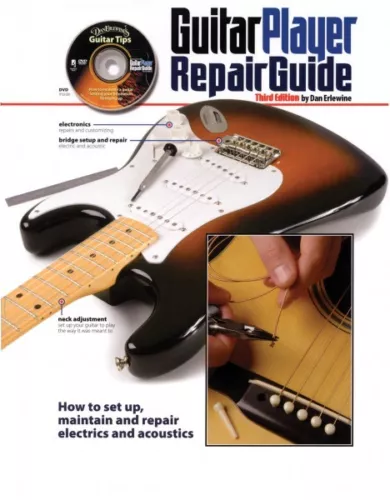 The Guitar Player Repair Guide 3rd Revised Edition Book with DVD NEW 000331793