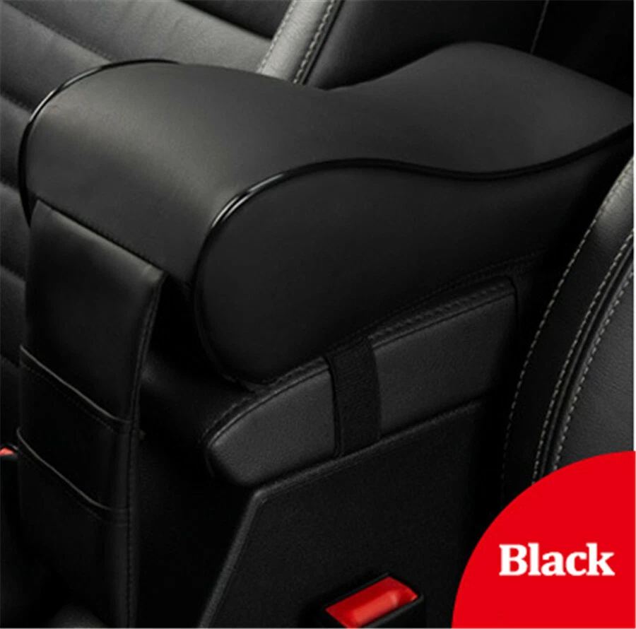 Car Heightened Pad Center Arm Soft Comfortable Leather Memory Cotton USA Stock Foto 2 de 4