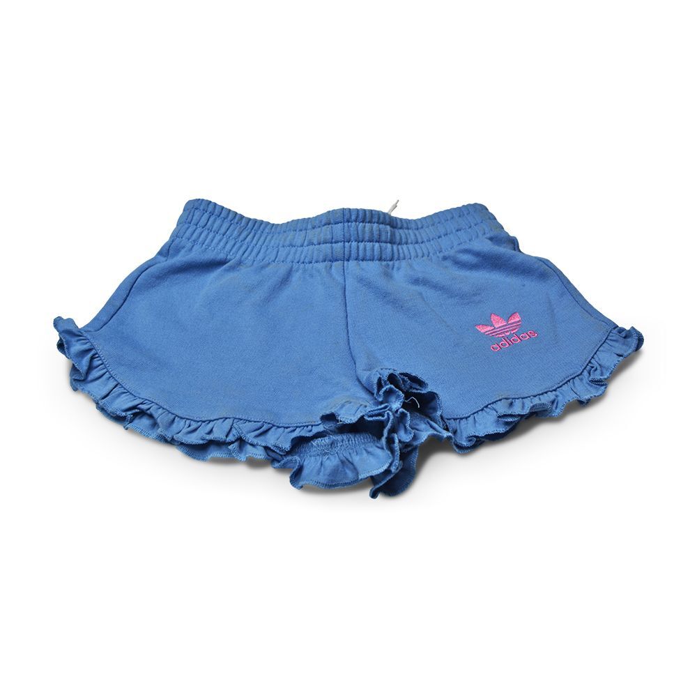 Шорты Adidas Kids для девочек Синие и ультра розовые Z319413-4Y & 4