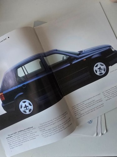 Original Volkswagen The New Golf Brochure Bundle RARE COLLECTORS ITEM Inc Estate - Picture 2 of 5