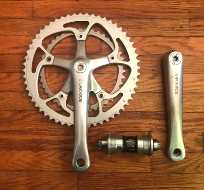 Shimano Dura Ace FC-7700 Crankset 172.5 & BB-7700 | eBay