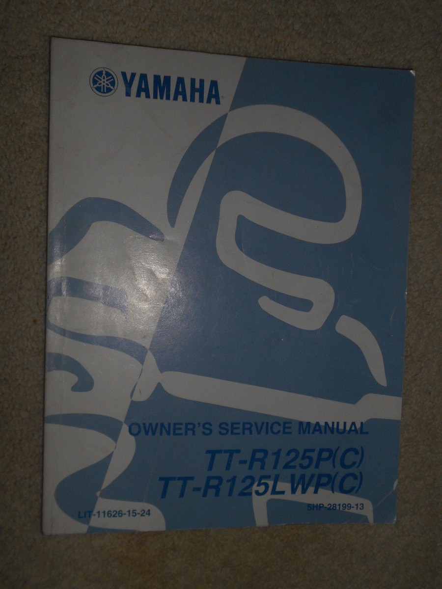 専用ページ 1/2 YAMAHA TT-R125P (C) TT-R125LWP (C) OFFROAD DIRT BIKE OWNER'S