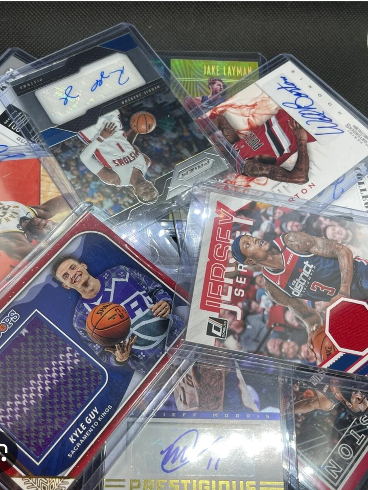 Paquete misterioso de baloncesto de la NBA - 3 autos, parches y # garantizados ver descripción Foto 2 de 2