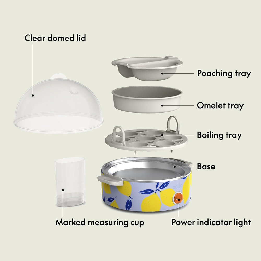 7-Cup Electric Egg Cooker for Boiled Poached Scrambled Eggs 7-Cup Electric Egg Cooker for Boiled Poached Scrambled Eggs