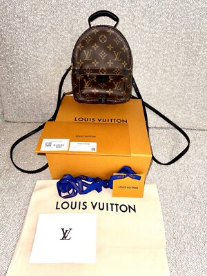 Louis Vuitton Palm Springs Backpack Mini Brown Canvas  display picture 1