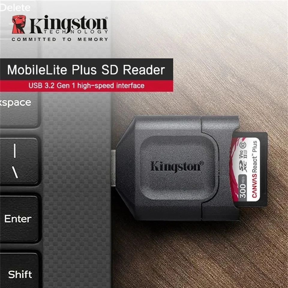 Kingston MobileLite Plus USB 3.2 UHS-II SD SDHC SDXC Memory Card Reader - Image 4 of 4