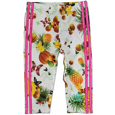 Adidas Originals Ragazza Fiore Frutta Pantaloni Bambino Leggings