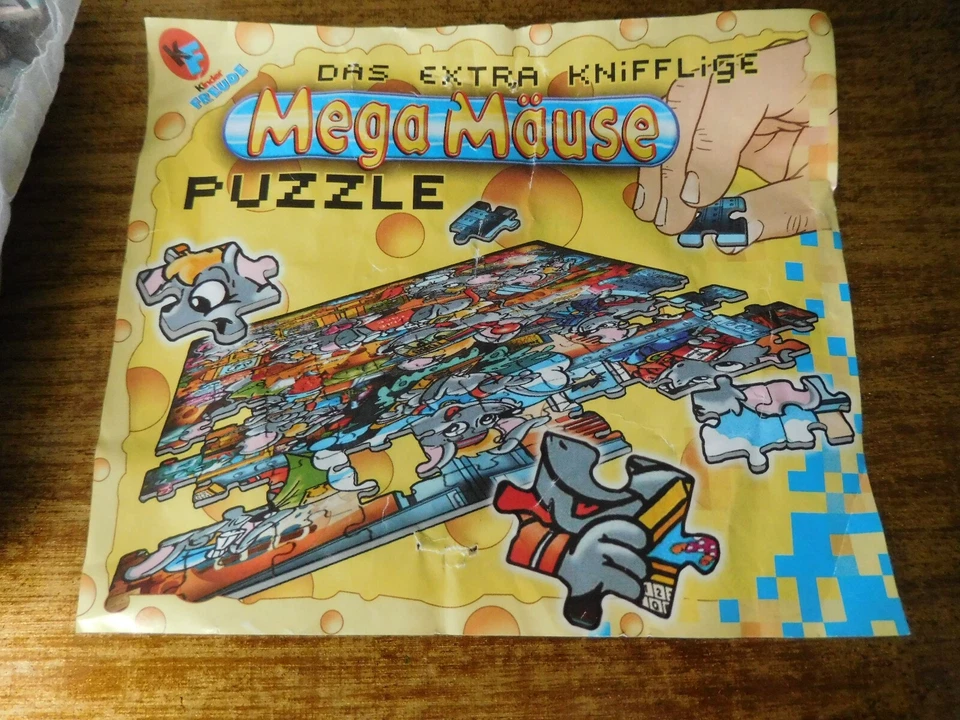 Maxi Ei Puzzle, Mega Mäuse 2001 + Beipackzettel - Bild 2 von 4