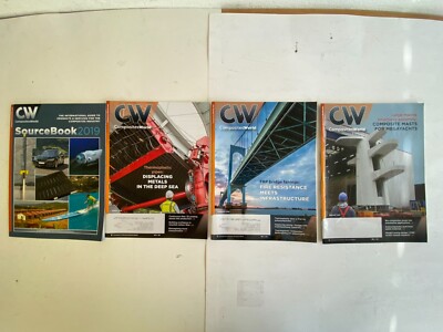 CW COMPOSITES WORLD 2019 (3 Issues +Source book) TECHNOLOGY ENGINEERING INDUSTRY