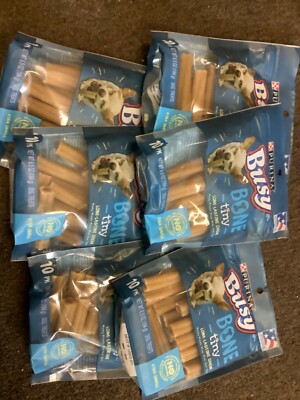 6*Purina Busy Bone Dog Chew Treats for Small Dogs Tiny 10 Count Pouch 05/25
