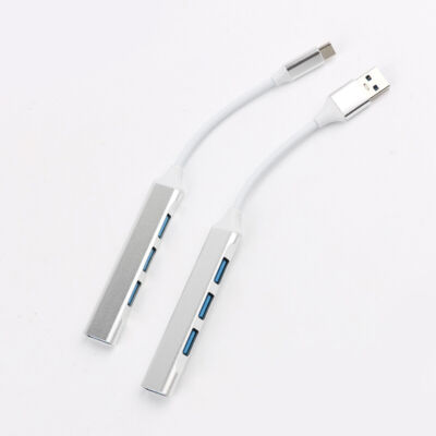 USB C HUB 3.0 Typ C 4-Port Multi-Splitter OTG Adapter für PC Android Laptop UK