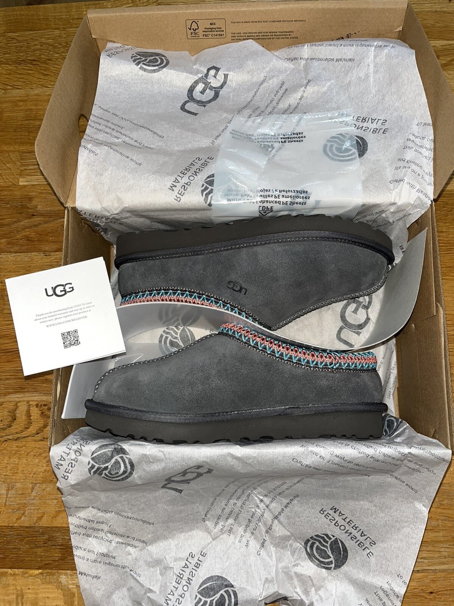 Ladies Slippers Suede Gray Ugg Tasman Slippers UGG Tasman Slippers