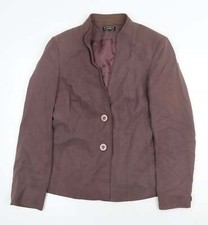 Debenhams Womens Purple Jacket Size 14 Button